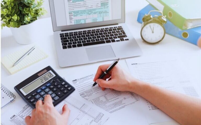 Aussie Bookkeepings professional bookkeeper uses accounting software and financial records to ensure accurate bookkeeping BAS preparation and full compliance support 1 768x480