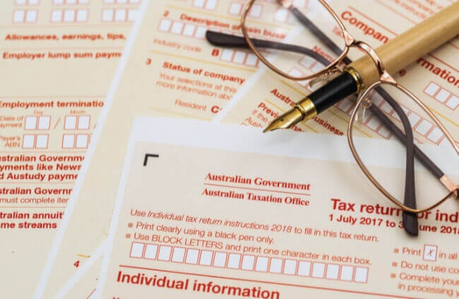 BAS lodgement paperwork and ATO tax forms prepared by Aussie Bookkeeping to support accurate GST calculations and full compliance for Australian businesses 1