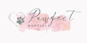 Pawfect Nuptials logo 500 x 250 300x150